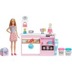 Barbie Set Atelier Cofetarie Si Papusa fotografia produsului