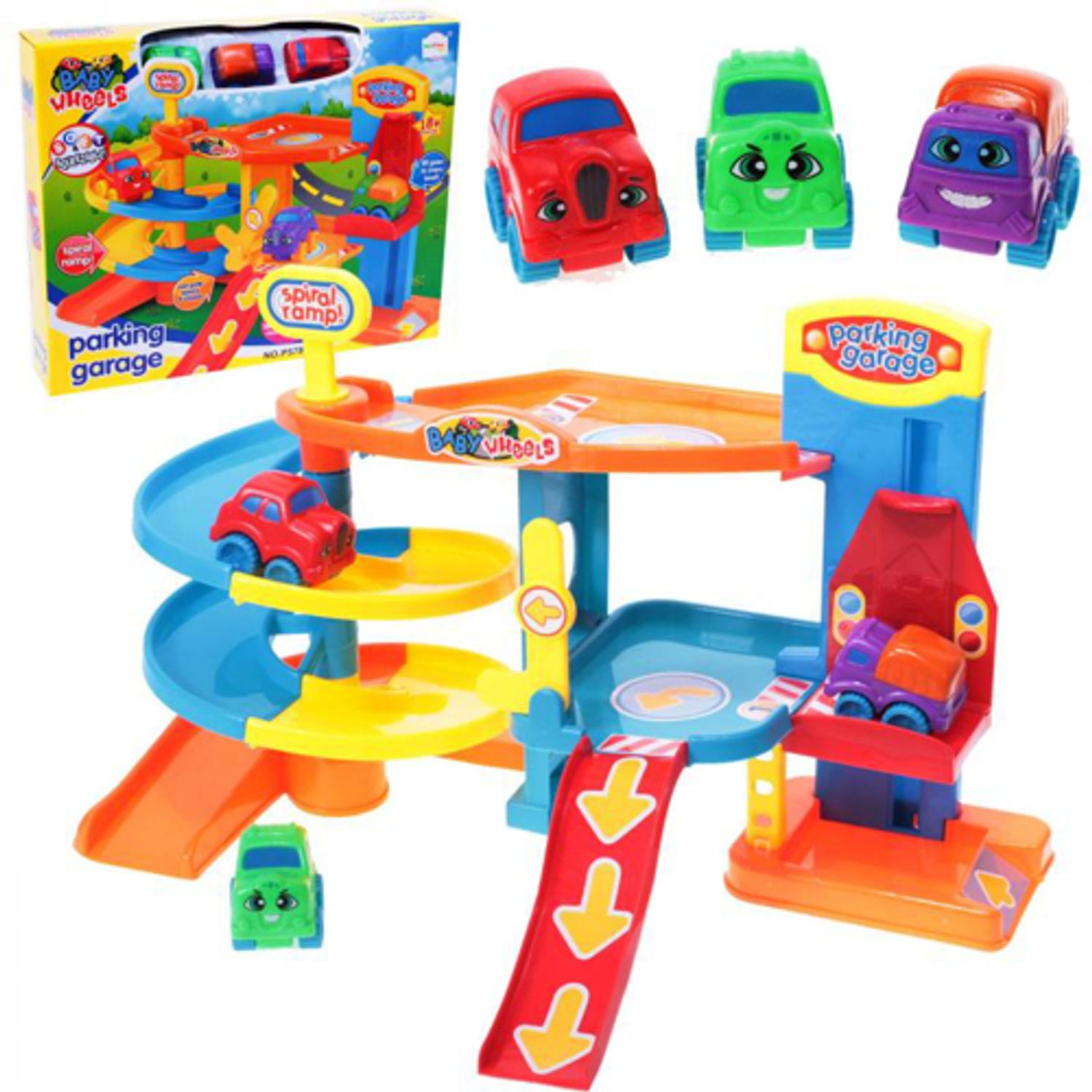 Parcare cu vehicule 47x29.5x28cm, Malplay 101848 fotografia produsului