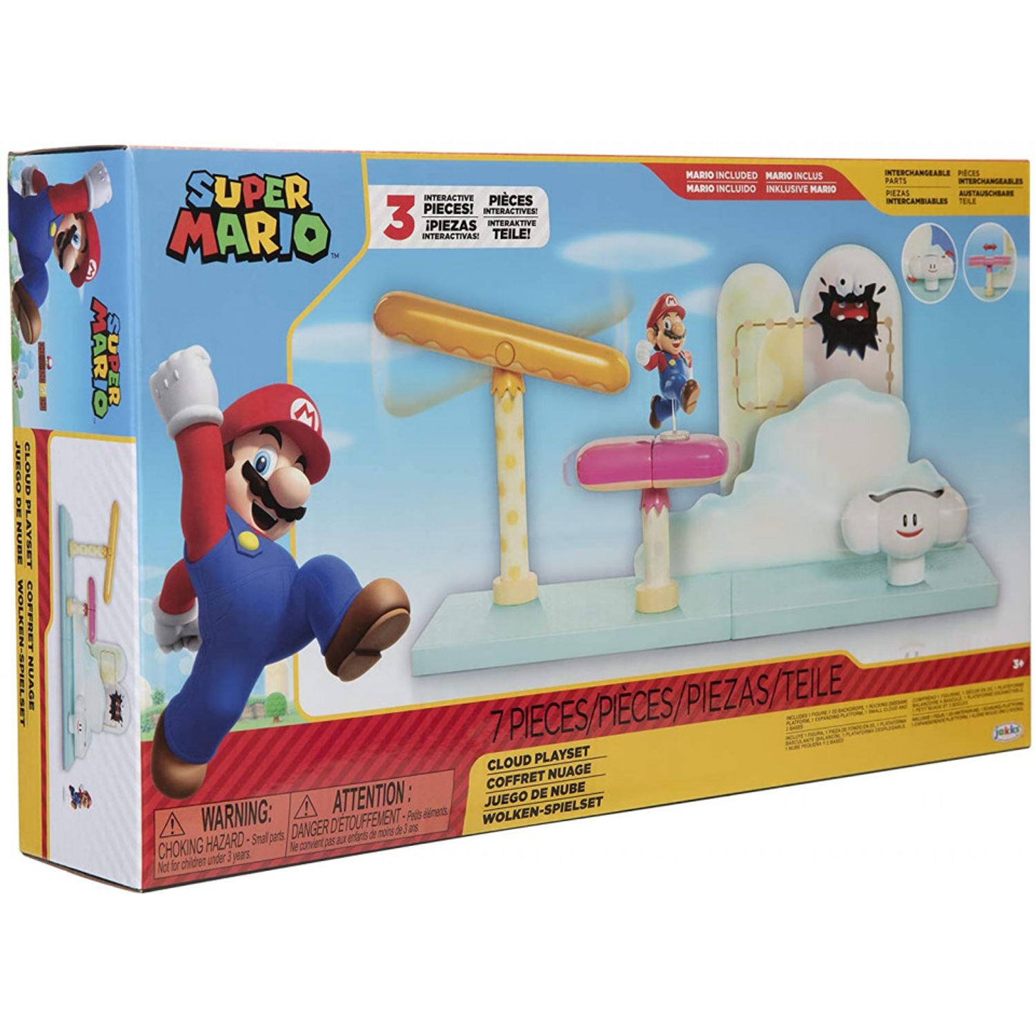 Set de joaca Cloud Super Mario Nintendo, cu figurina 6 cm fotografia produsului