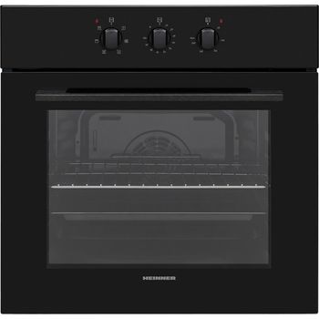 Cuptor incorporabil heinner hbo-v656gc-bk, 65 l, 6 functii, control mecanic, grill, functie turbo, neagra