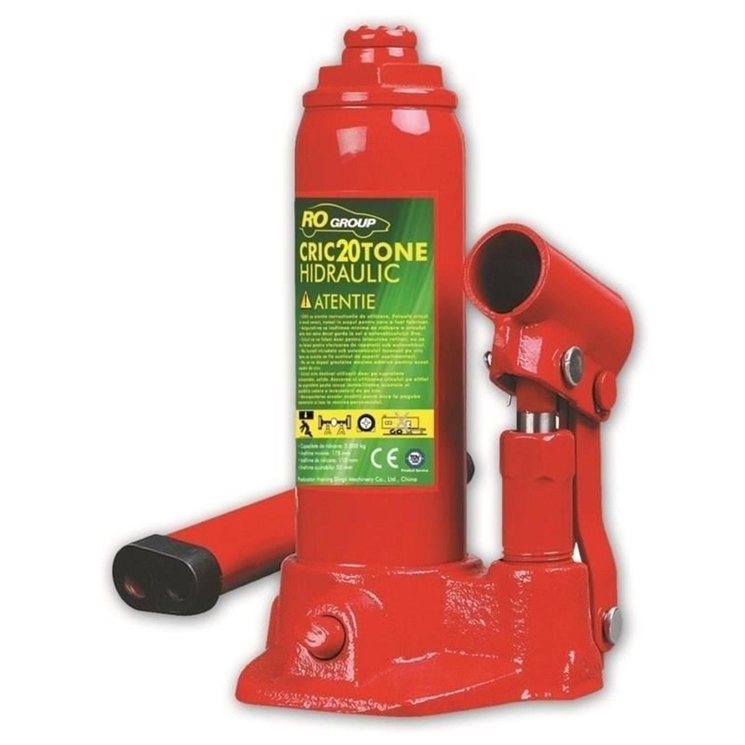 Cric hidraulic RoGroup, 20T fotografia produsului