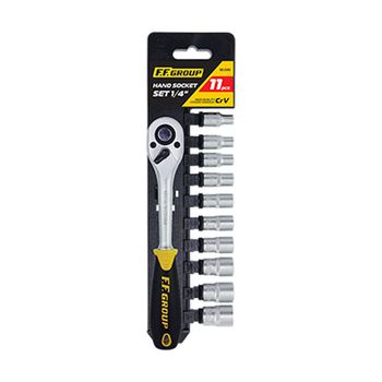 Set chei tubulare cu antrenor ff group 35039 1 4 inch11 pcs