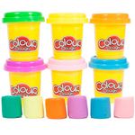 Set 6 tuburi de plastilina multicolora, Malplay 100191 fotografia produsului