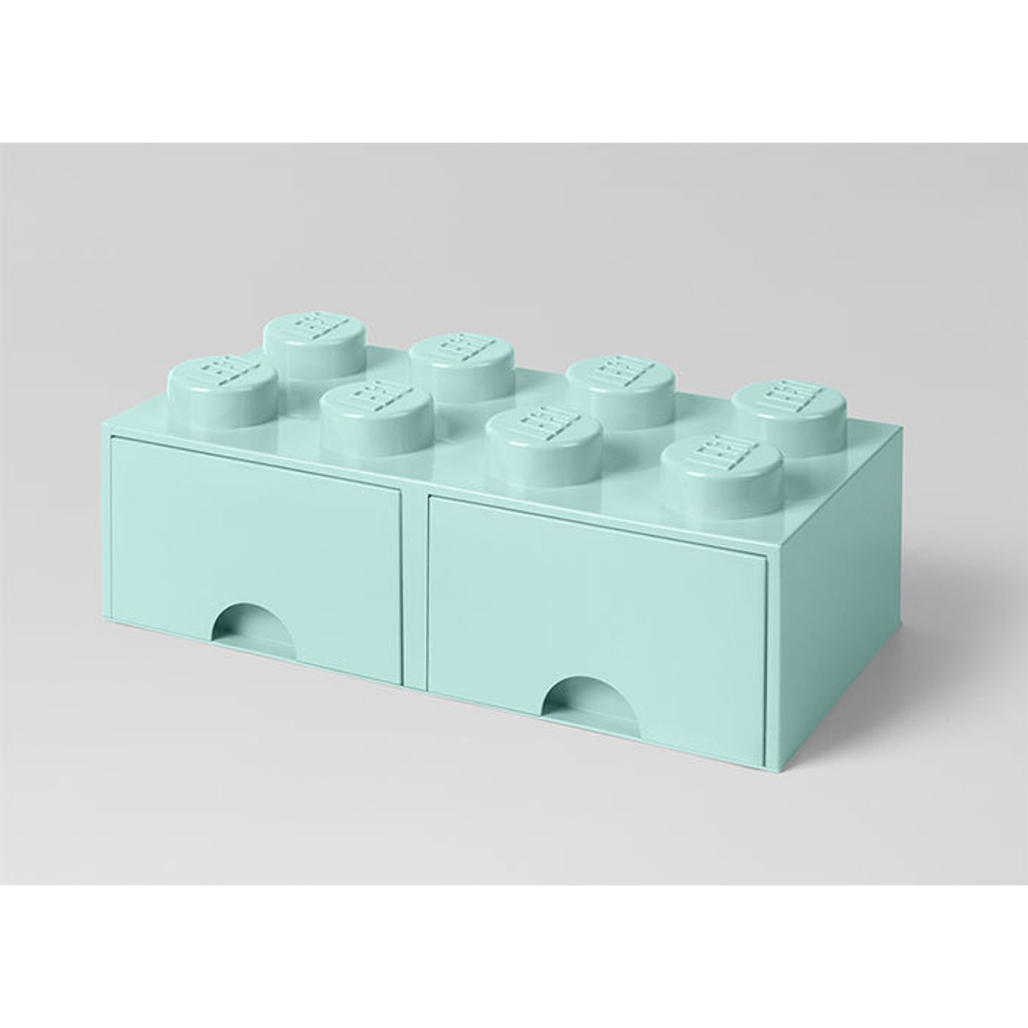 Cutie depozitare LEGO 2x4 cu sertare, aqua fotografia produsului