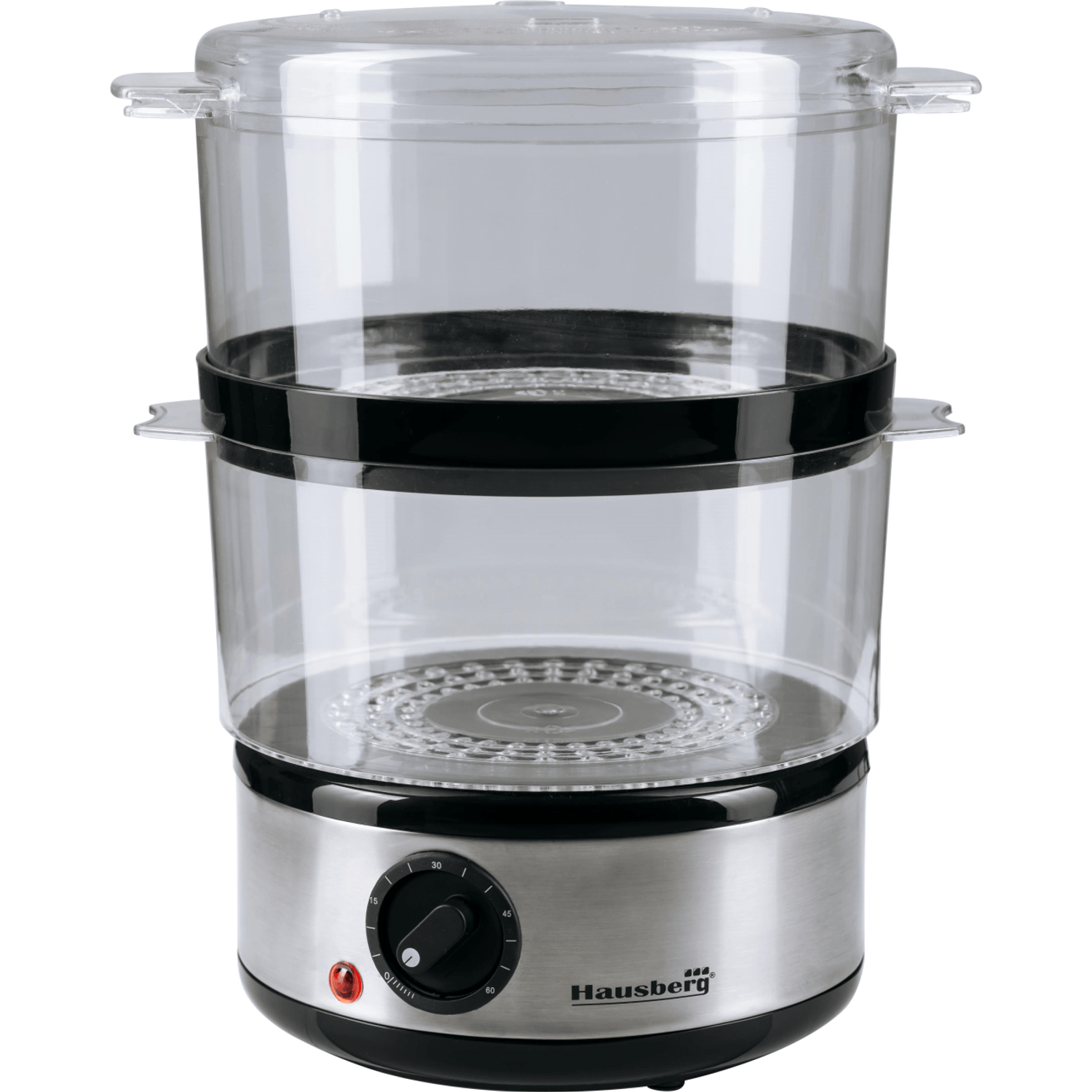 Aparat gatit cu aburi Hausberg HB-1350, 4.8L, 400W fotografia produsului View 2 L