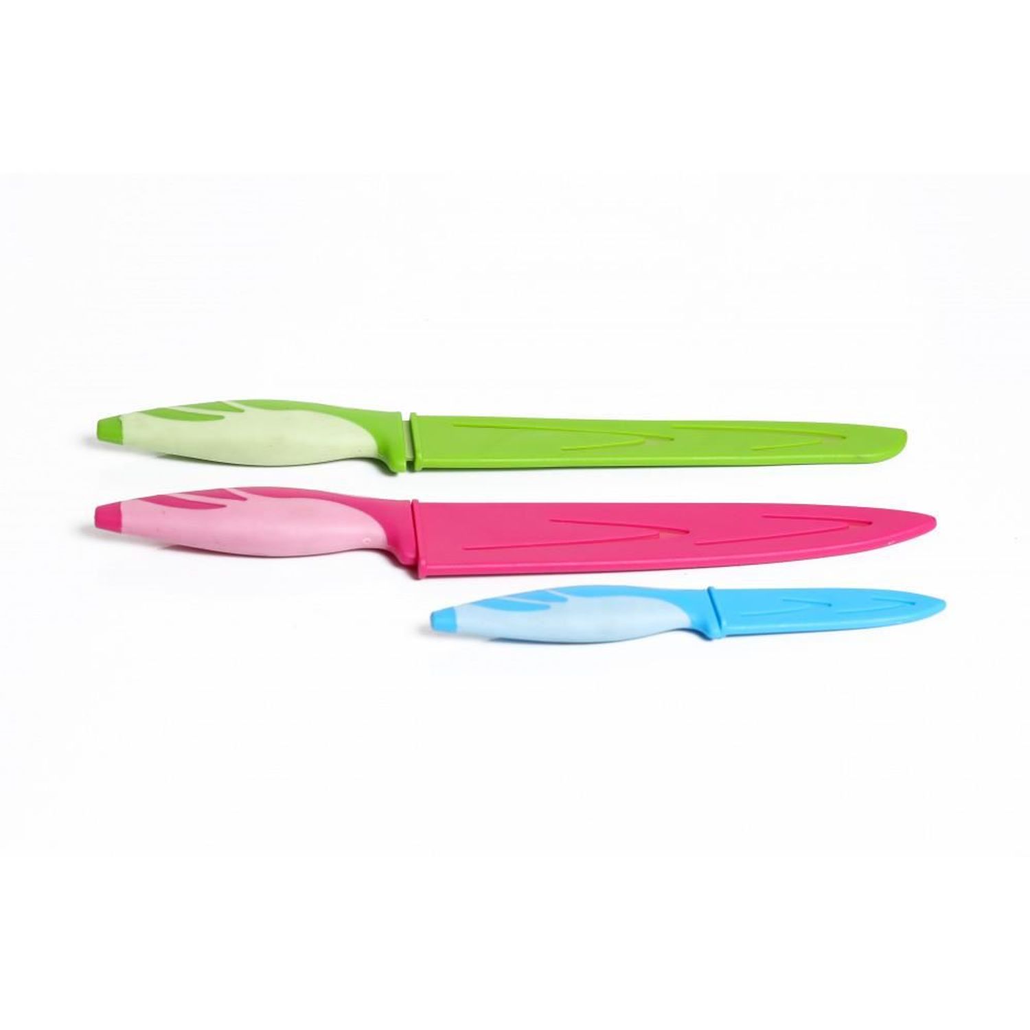 Set Cutite Colorate 3 Piese, Ertone ERT-MN103, cutite inox fotografia produsului