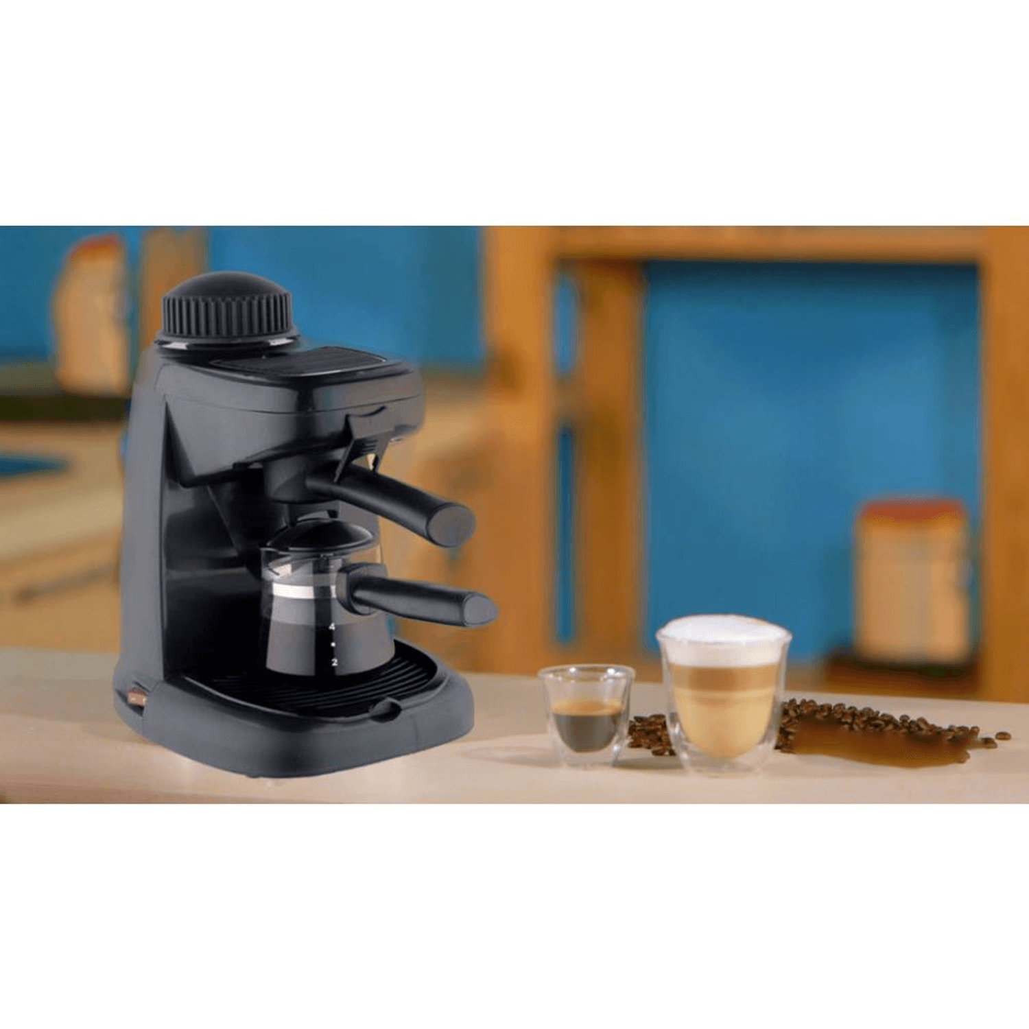 Espressor cafea Hausberg HB-3705, capacitate 4 cesti, 650W fotografia produsului View 2 L