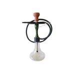 Narghilea din sticla, 49 cm, verde, 2.66 kg fotografia produsului
