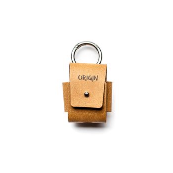 Origin husa airpods 1 si 2 piele naturala maro nature