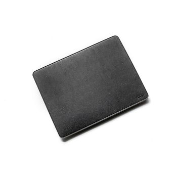 Origin suport farfurii din piele naturala neagra, dreptunghiular
