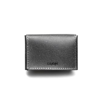 Origin cardholder 4 compartimente din piele naturala neagra