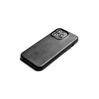 Origin, husa iphone 13 pro din piele naturala reciclata, negru