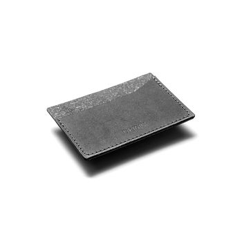 Origin cardholder orizontal din piele naturala neagra
