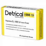 Detrical D3 1000 UI 60 cpr Zdrovit fotografia produsului
