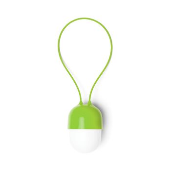 Lampa led portabila lexon, clover light, reincarcabila prin usb, rezistenta la apa, 2 intensitati de lumina, autonomie baterie 5 h, verde