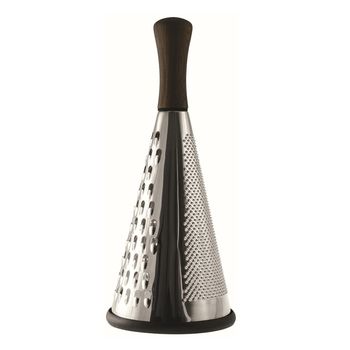Razatoare manuala legnoart, emilia, 3 tipuri de lame, maner detasabil din lemn de frasin de inalta calitate, artizanala, inox/maro