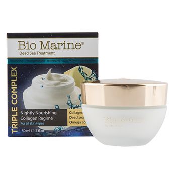 Crema de Noapte Hidratanta cu Colagen, pentru toate tipurile de ten, Bio Marine, 50ml Bio Marine imagine 2022