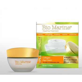 Crema de zi Protectoare cu Colagen, pentru ten gras si mixt, Bio Marine, 50ml image7