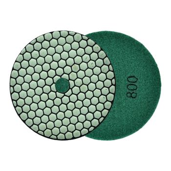 Disc pentru slefuirea uscata a gresiei portelanate, 125 mm, granulatie 800, Geko G78941