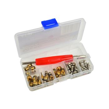 Supape pentru aer conditionat cu cheie, 41 buc, geko, g02814