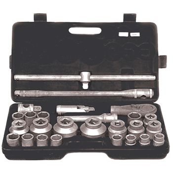 Set capete chei tubulare, 21-65 mm, patrat 3/4 si 1 inch, 26 bucati, gadget, 330522