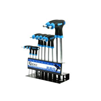 Set 10 surubelnite hexagonale tip t, 2-10 mm, geko g30590