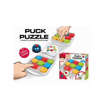 Joc de puzzle Quick Pucks cu carti MalPlay 108779
