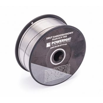 Sârmă de sudură cu carcasă (auto-ecranare) 0,9mm 1kg, powermat pm0912