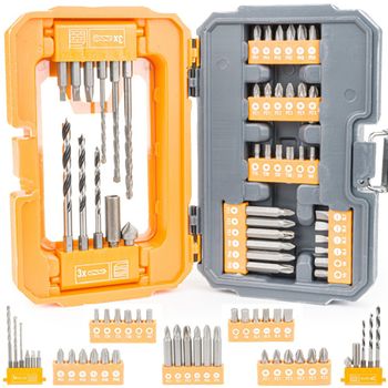 Set 41 de burghie pentru beton si lemn, powermat pm-zwb-41su