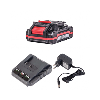 Sistem kit starter 18v x 2 ah cu incarcator, raider, 032130