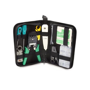 Set de instrumente pentru electricitate rj45, geko g30840