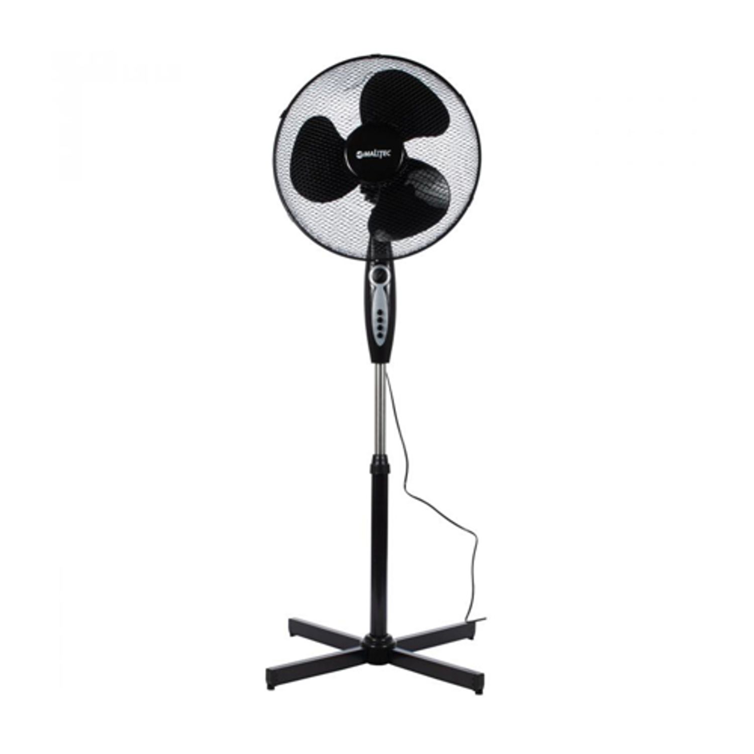 Ventilator cu piedestal Black + Timer WL85-B, MALTEC 107651 fotografia produsului