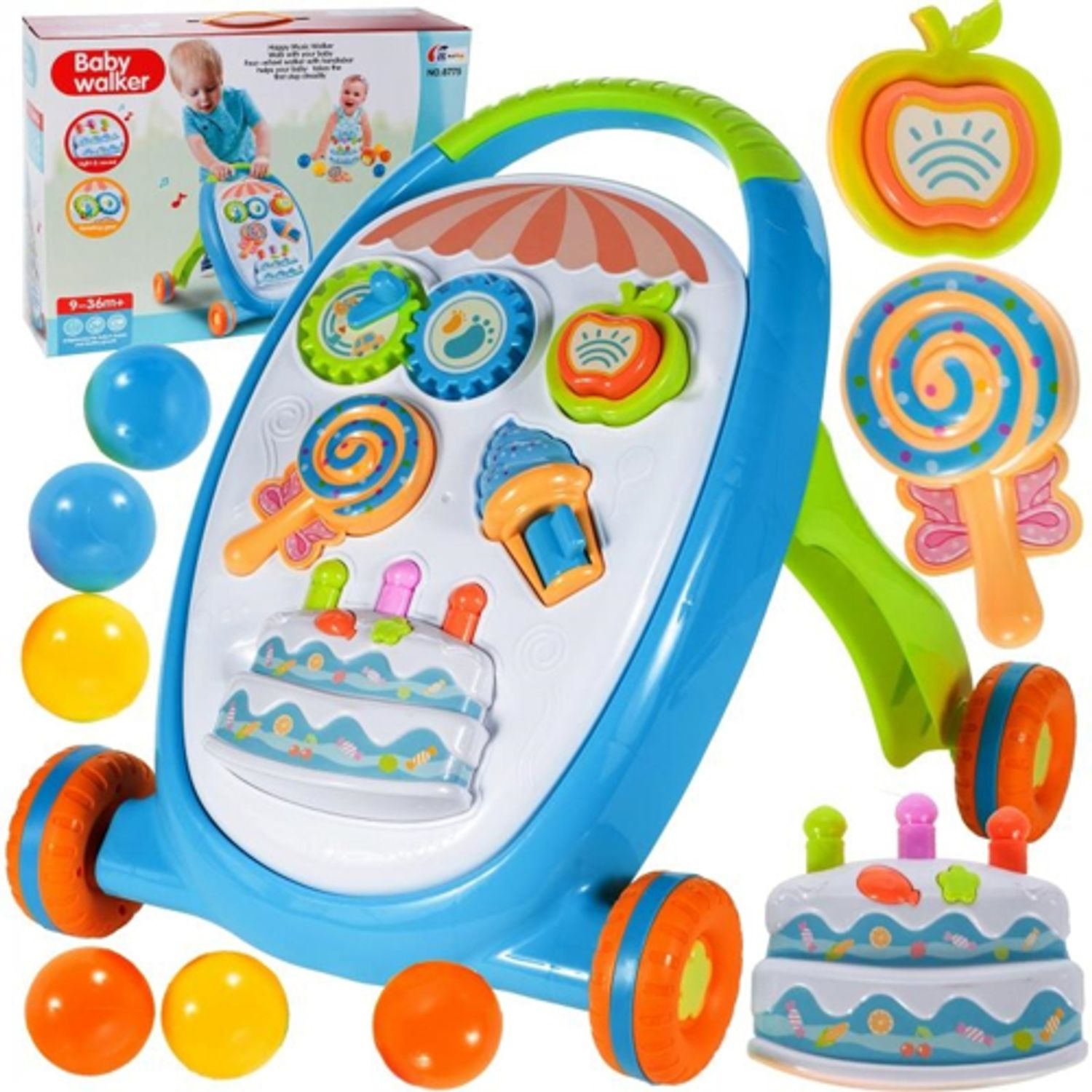 Impingator interactiv albastru, Malplay 106923 fotografia produsului
