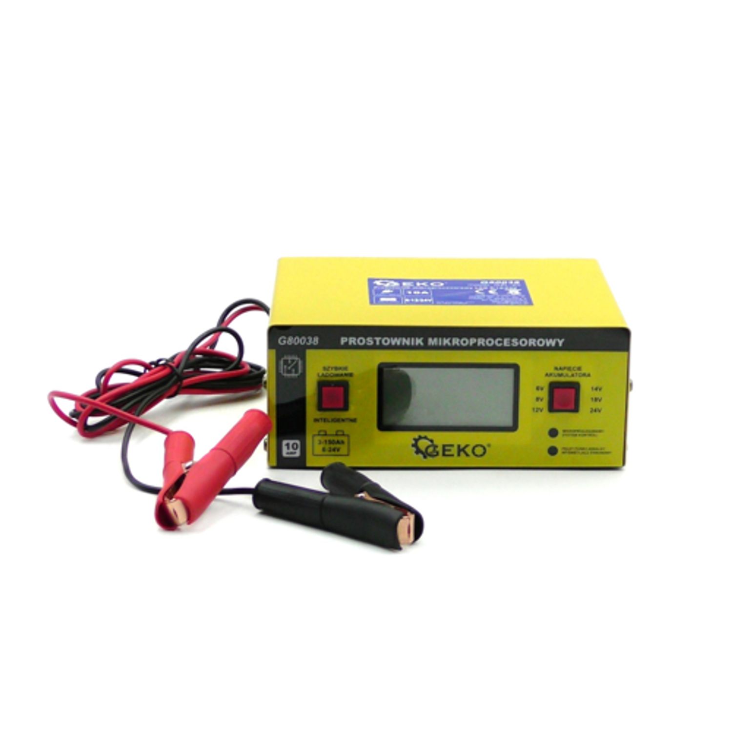Redresor pentru baterie LCD 6/12/24V, GEKO G80038 fotografia produsului