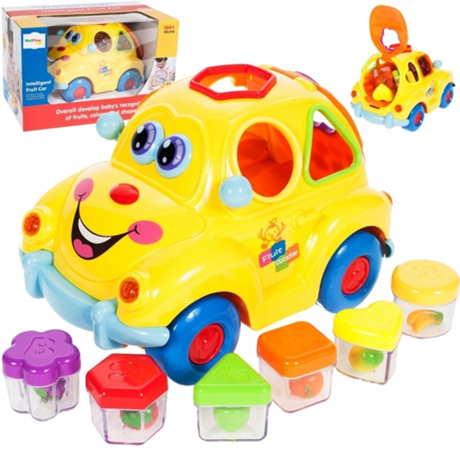 Masina cu sortator de fructe + muzica, Malplay 100028 fotografia produsului
