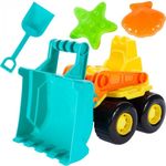 Buldozer cu accesorii pentru nisip, Malplay 107211 fotografia produsului