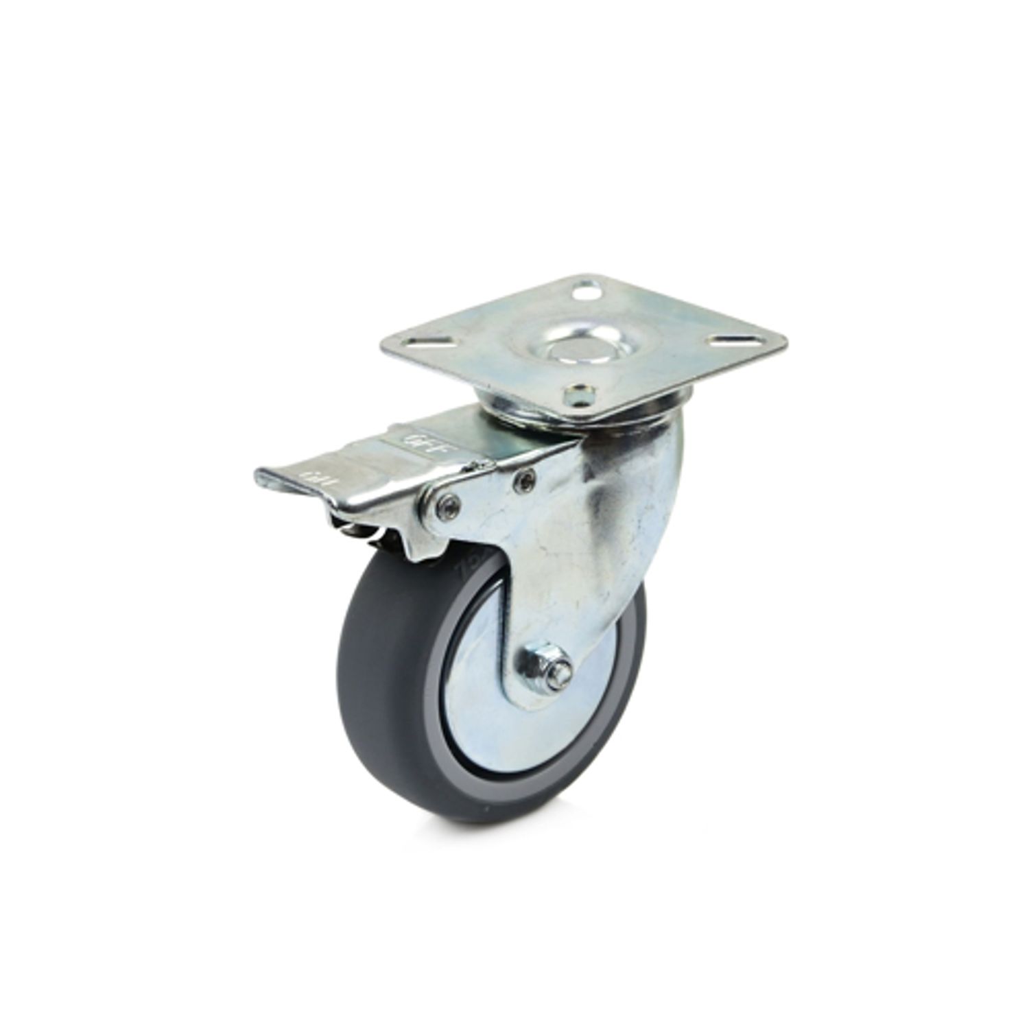 Roata pivotanta cu frana PP/TPR 75 mm Geko G71513 fotografia produsului