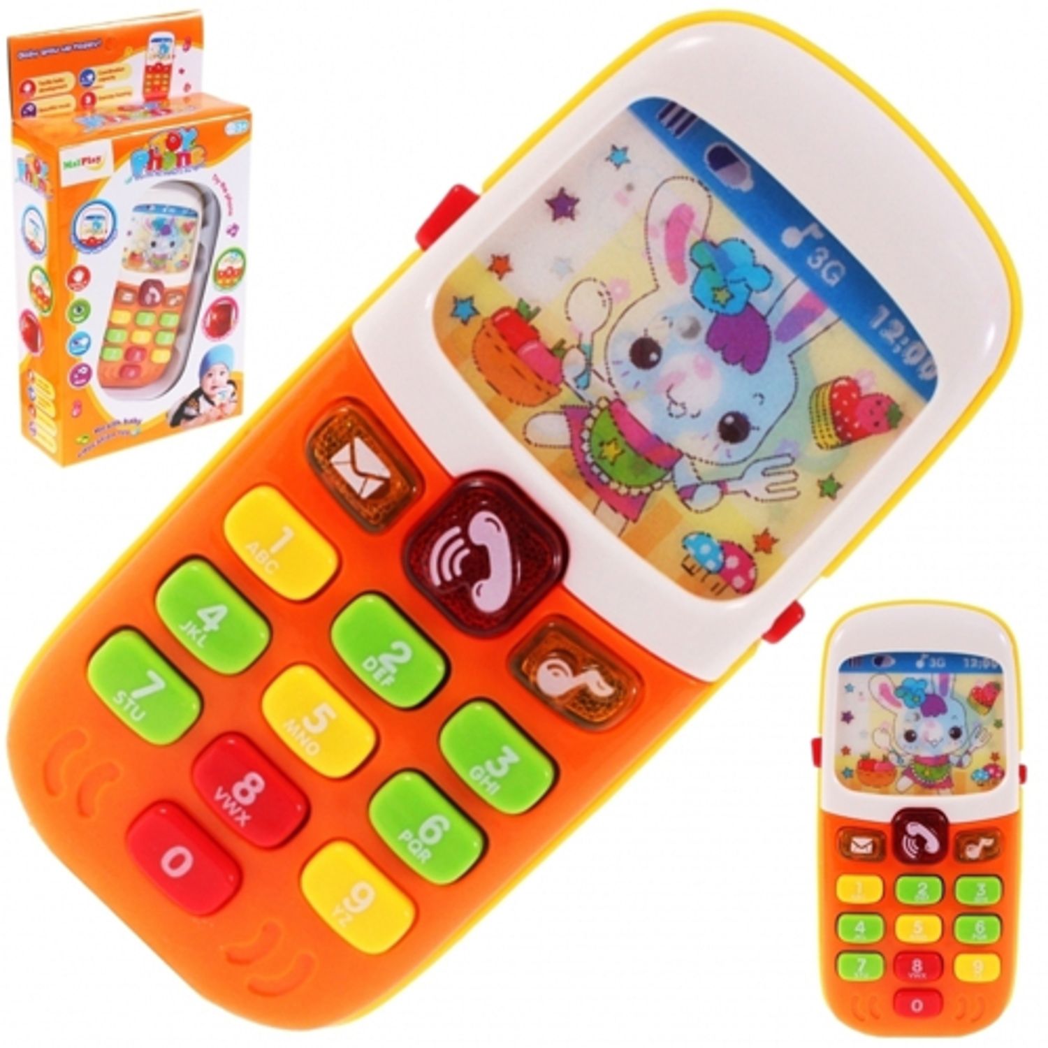 Telefon muzical colorat, Malplay 102624 fotografia produsului