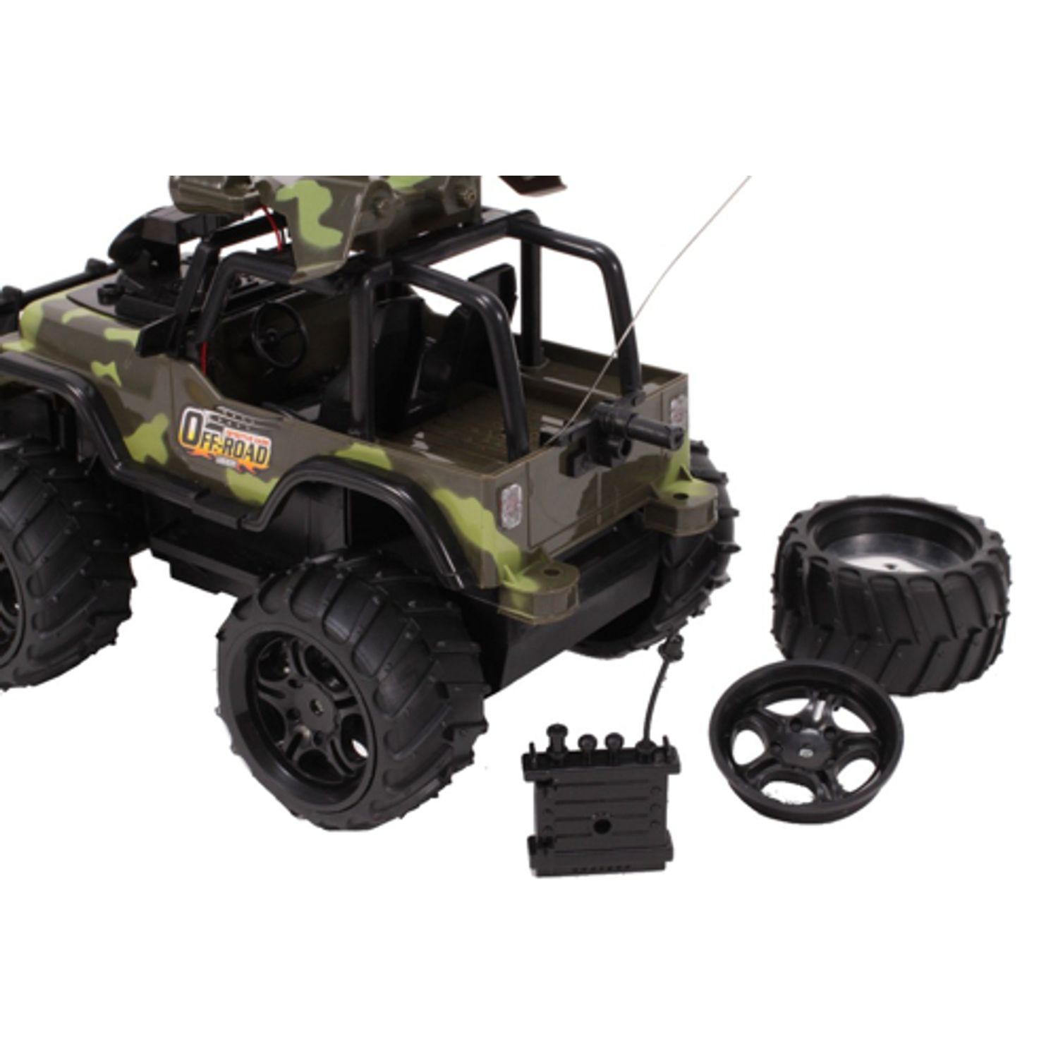 SUV militar cu incarcator si baterii, Malplay 103873 fotografia produsului