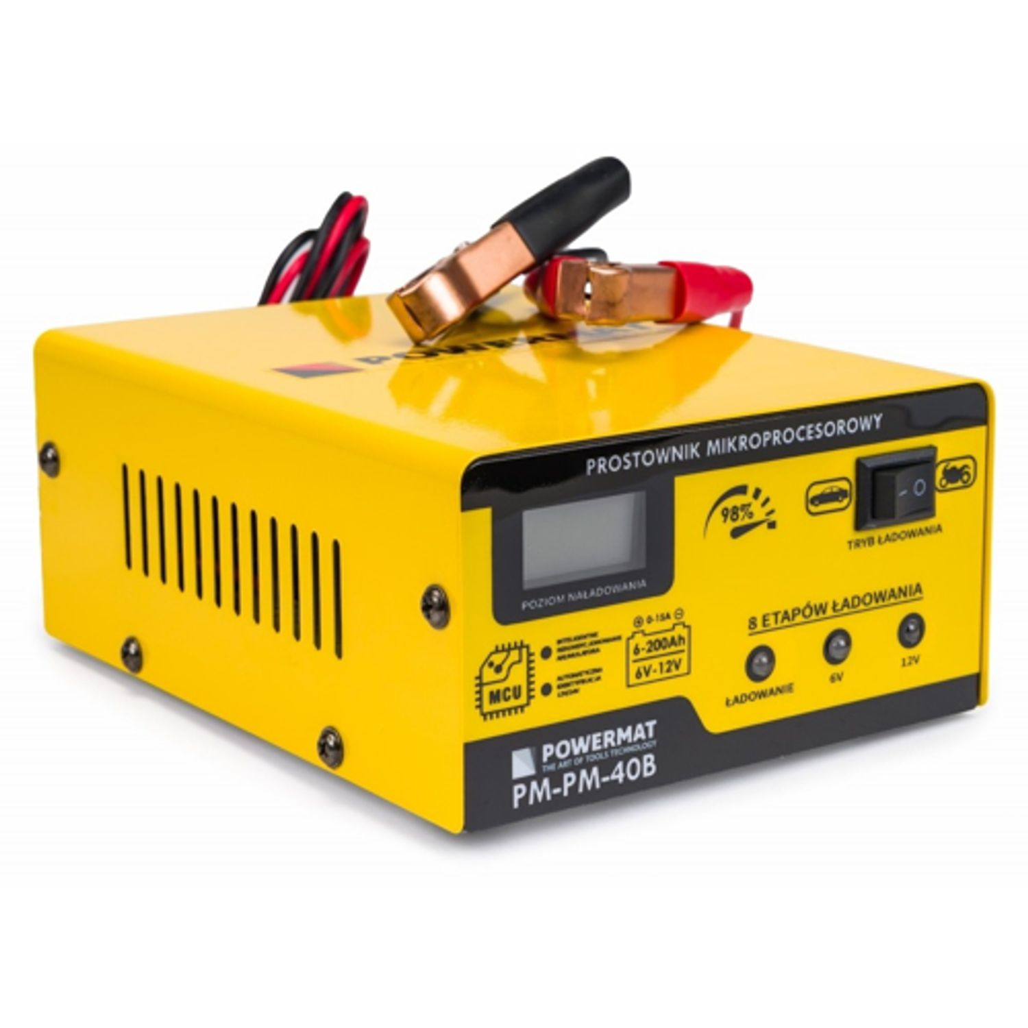 Redresor pentru acumulatori 6/12V, Powermat PM-PM-40B fotografia produsului