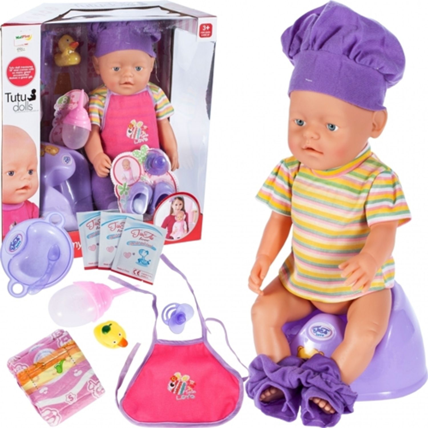 Papusa interactiva care plange NINKA, Malplay 107126 fotografia produsului