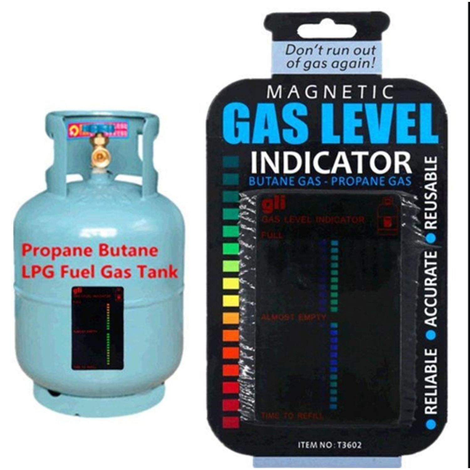 Indicator al nivelului de gaz, Maltec 107680 fotografia produsului
