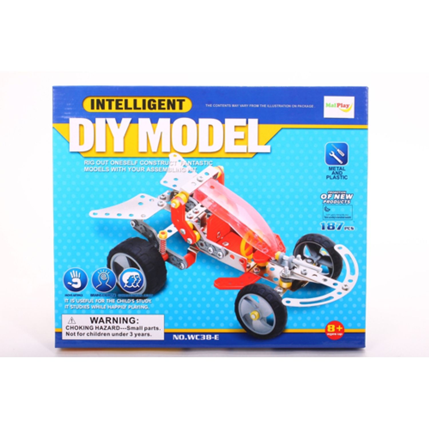 Set constructie masina Formula1, 187 piese, MalPlay 102040 fotografia produsului