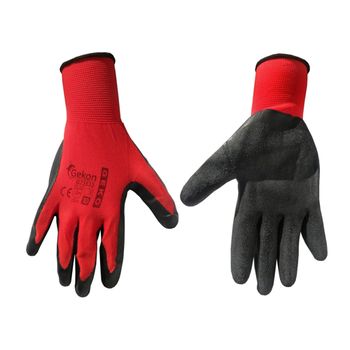 Mănuși de protecție, mărimea 10, Latex roșu, Geko G73533