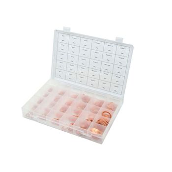 Set saibe de cupru 300 piese, 30 dimensiuni diferite, geko g02811