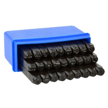 Set 27 poansoane cu litere 6mm, geko g01812