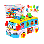 Autobuz interactiv cu telefon si cuburi, Malplay 100055 fotografia produsului