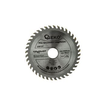 Disc circular pentru lemn 125x22x40t, geko g00107