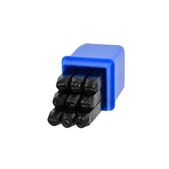 Set 9 poansoane cu cifre 5mm, geko g01807