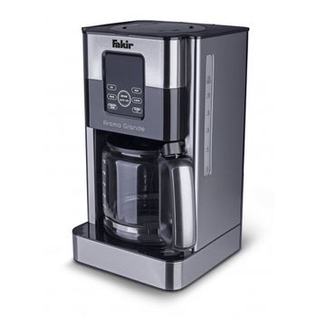Cafetiera digitala fakir aroma grande, 1000w, ecran digital, 1.8l, timer, suport detasabil filtru, inox
